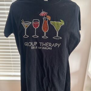 Tultex Black Fine Jersey Tee